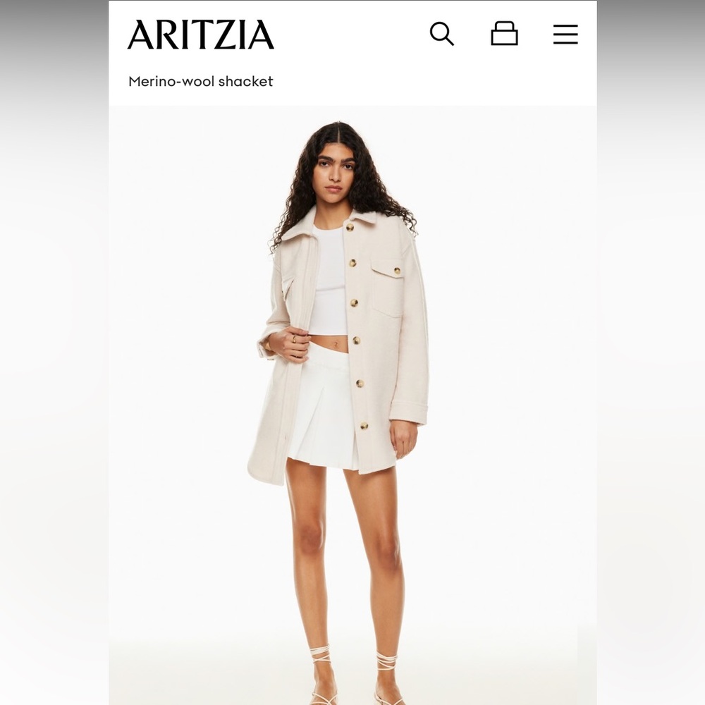 Aritizia - The Ganna™ Shirt Jacket - 100% Wool - Picture 4 of 14